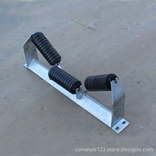 Trough carrying roller group